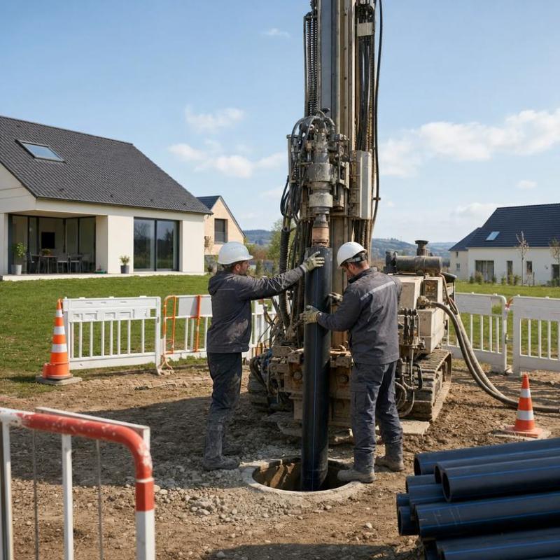 La pompe &agrave; chaleur g&eacute;othermique demande un terrain adapt&eacute; pour son installation &agrave; Vesoul