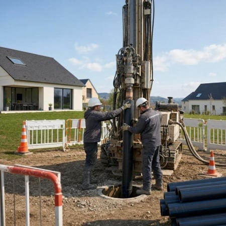 La pompe &agrave; chaleur g&eacute;othermique demande un terrain adapt&eacute; pour son installation &agrave; Vesoul